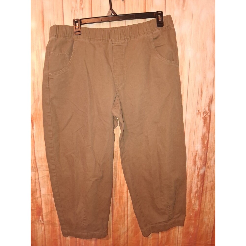 Universal Thread Brown Taper Crop Pull-on Pants Sz XL
